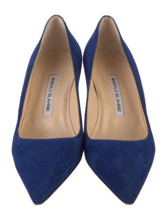 Manolo Blahnik Suede Pumps