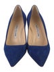 Manolo Blahnik Suede Pumps