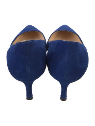 Manolo Blahnik Suede Pumps