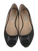 Manolo Blahnik Satin Crystal Embellishments Flats