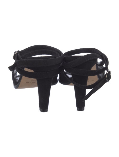 Manolo Blahnik Suede Sandals