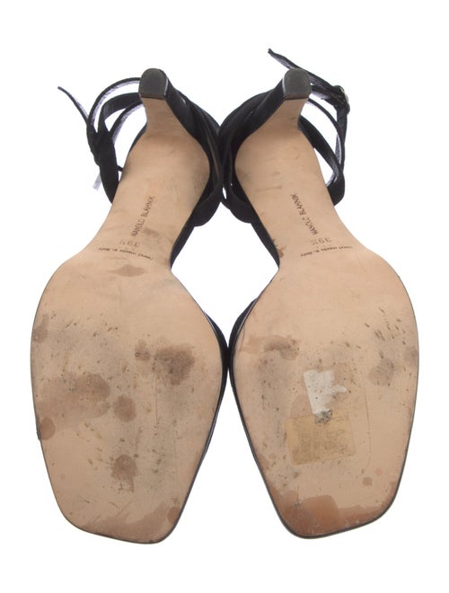 Manolo Blahnik Suede Sandals