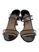 Manolo Blahnik Patent Leather Slides