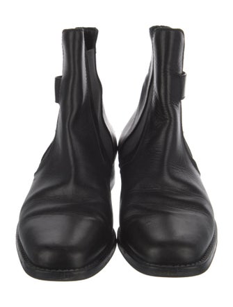 Manolo Blahnik Leather Chelsea Boots