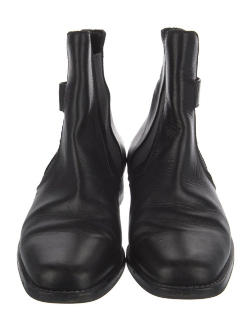 Manolo Blahnik Leather Chelsea Boots