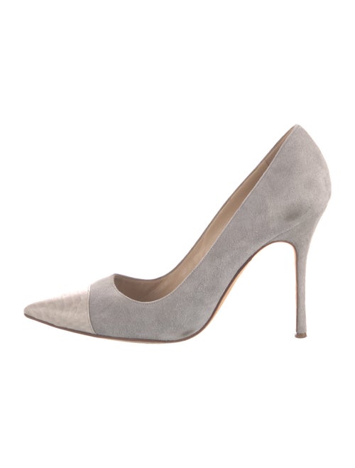Manolo Blahnik Suede Pumps