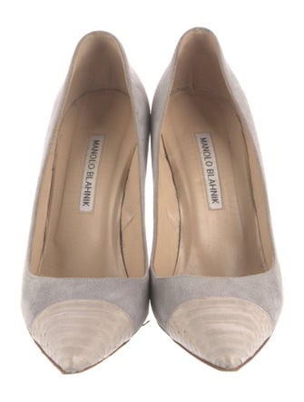Manolo Blahnik Suede Pumps