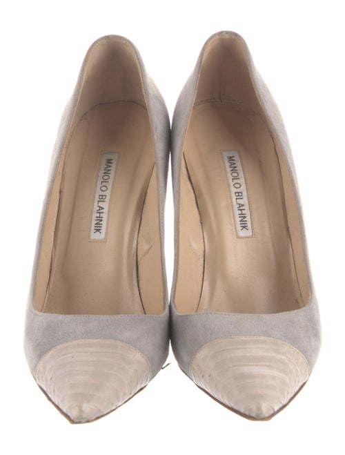 Manolo Blahnik Suede Pumps