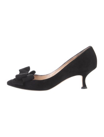 Manolo Blahnik Suede Pumps