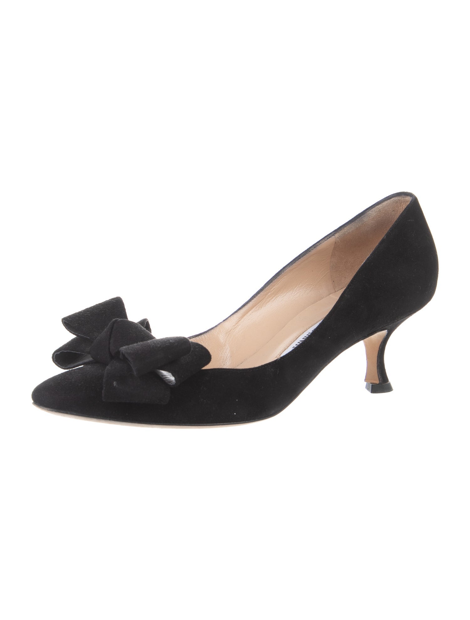 Manolo Blahnik Suede Pumps