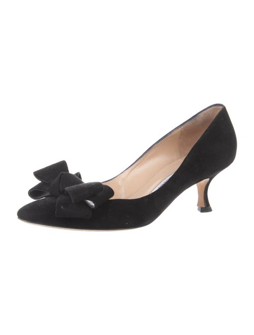 Manolo Blahnik Suede Pumps