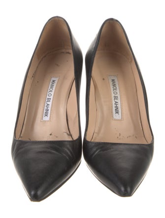 Manolo Blahnik Leather Pumps