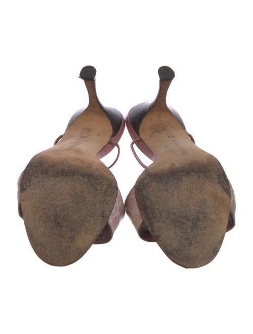 Manolo Blahnik Leather Gladiator Sandals