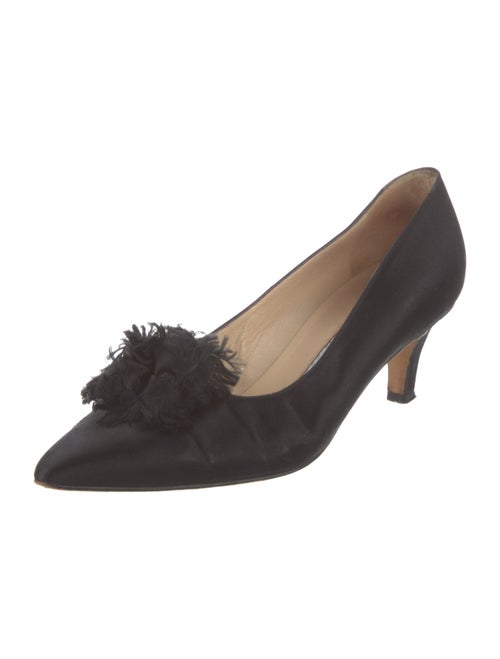 Manolo Blahnik Satin Pumps