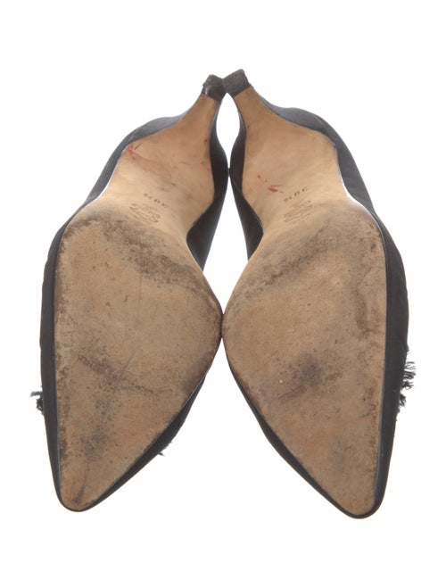 Manolo Blahnik Satin Pumps