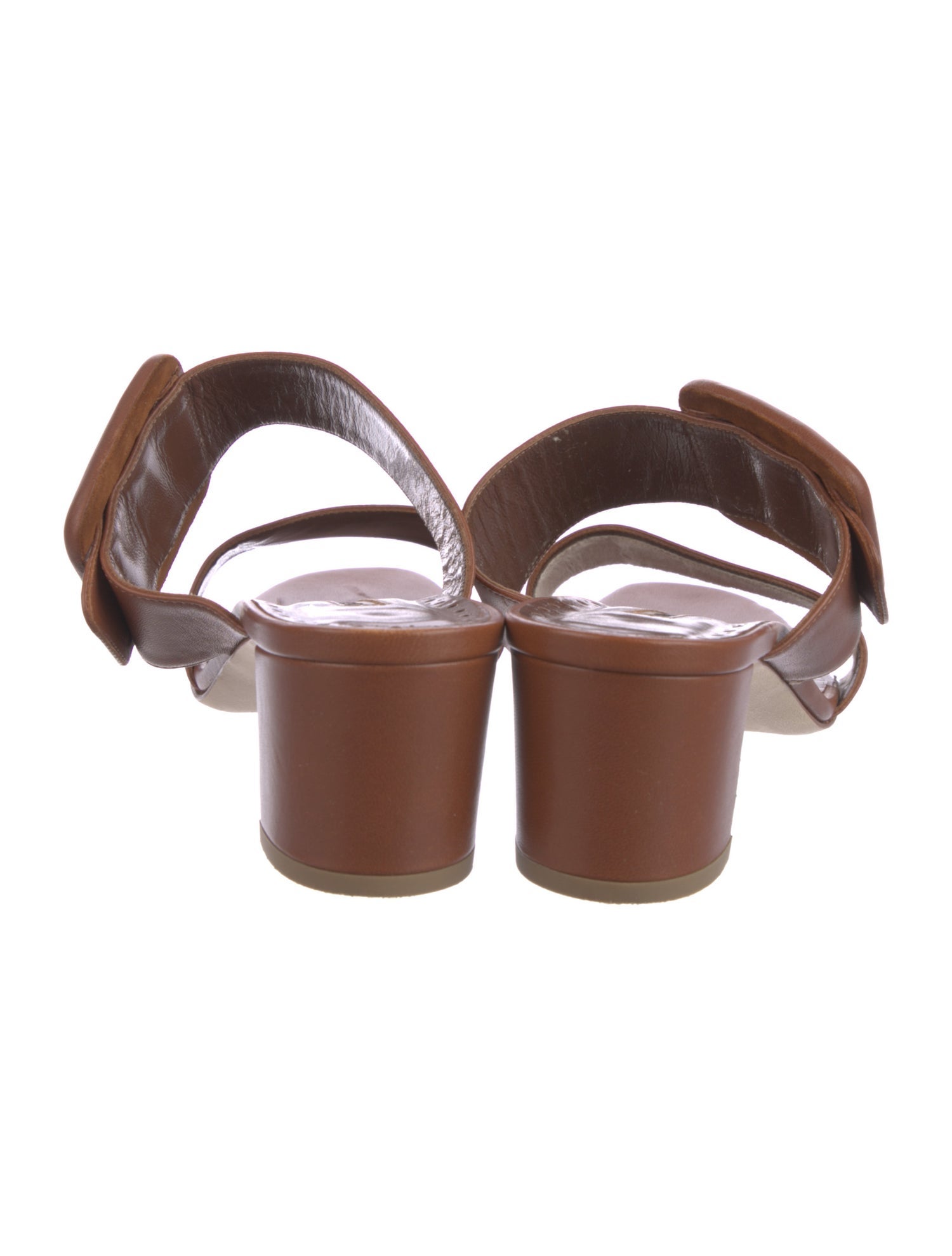 Manolo Blahnik Leather Slides