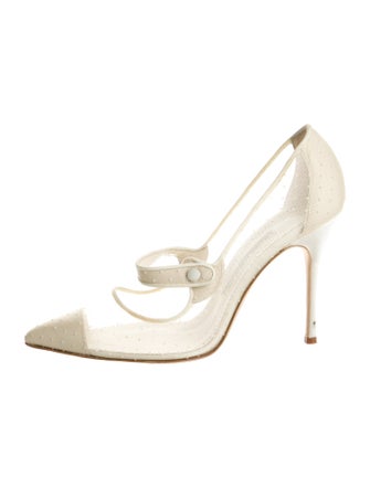 Manolo Blahnik Mesh Pumps