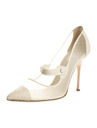 Manolo Blahnik Mesh Pumps
