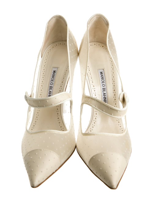 Manolo Blahnik Mesh Pumps