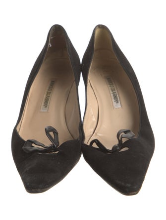 Manolo Blahnik Suede Pumps
