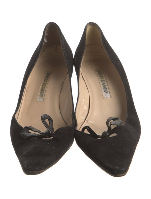 Manolo Blahnik Suede Pumps