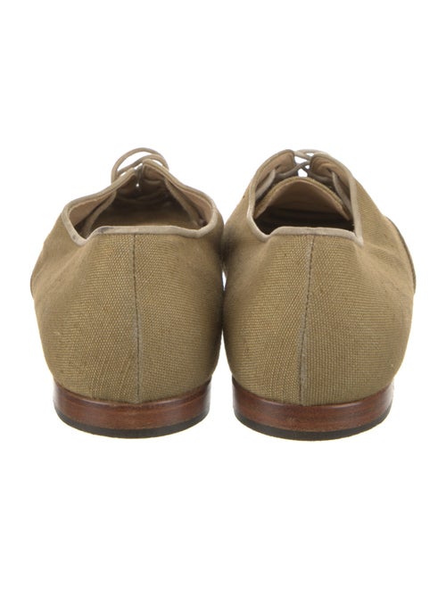 Manolo Blahnik Canvas Oxfords