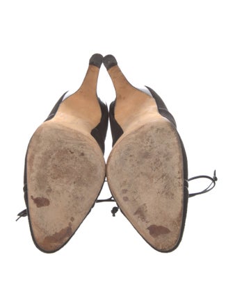 Manolo Blahnik Suede Pumps