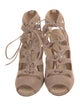 Manolo Blahnik Suede Gladiator Sandals