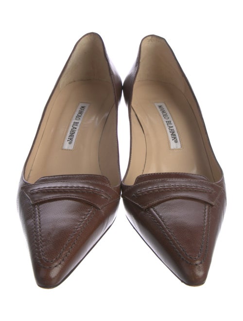 Manolo Blahnik Leather Pumps