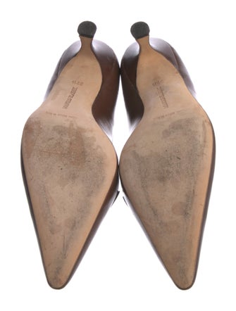 Manolo Blahnik Leather Pumps