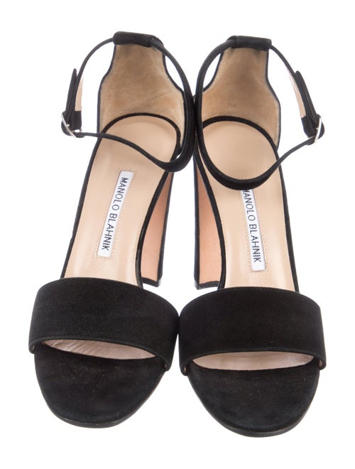 Manolo Blahnik Suede Sandals