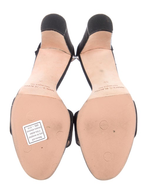Manolo Blahnik Suede Sandals