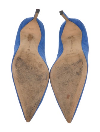 Manolo Blahnik Suede Pumps