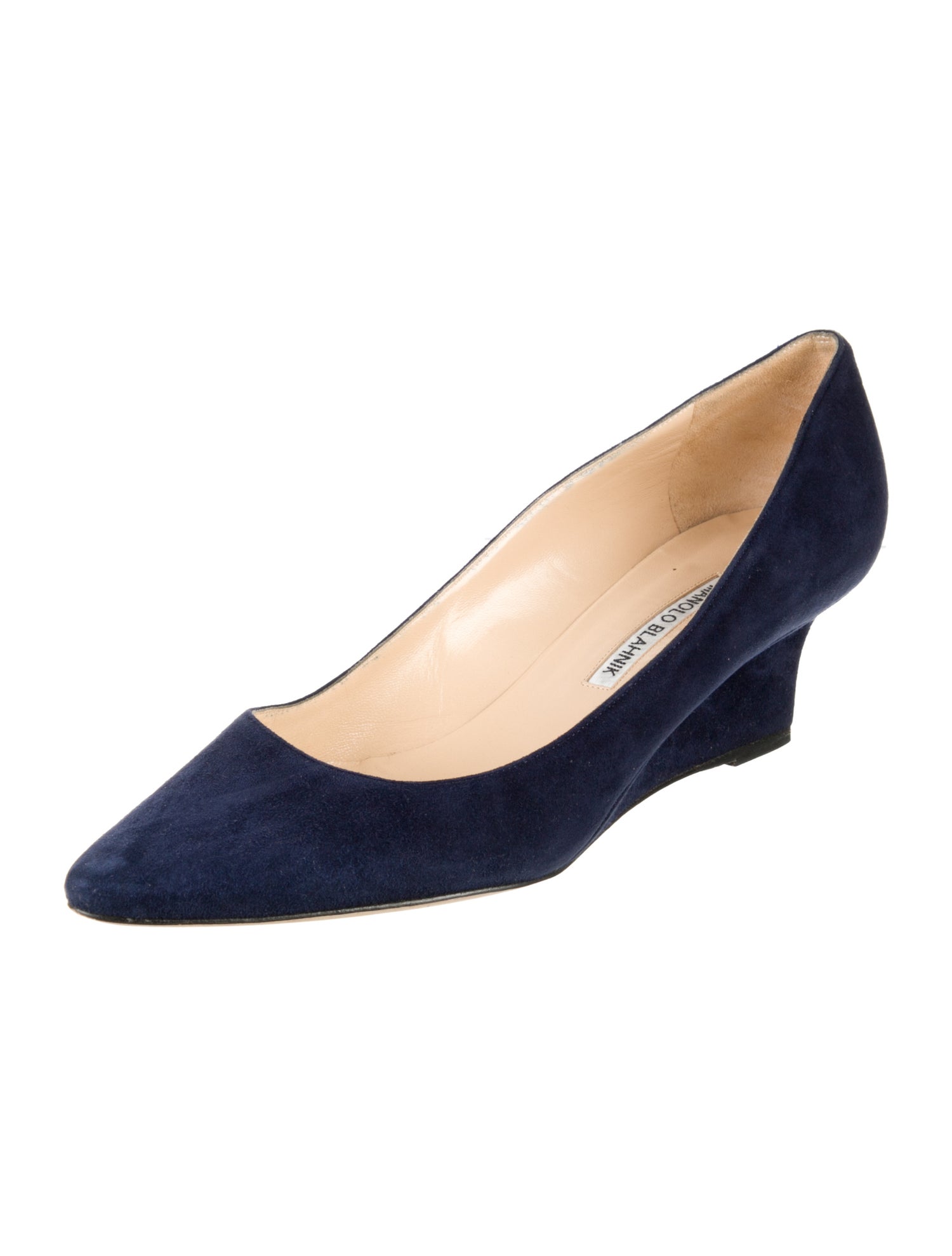 Manolo Blahnik Suede Pumps