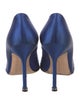 Manolo Blahnik Hangisi Satin Pumps