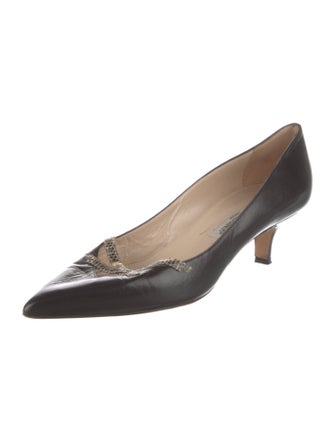 Manolo Blahnik Leather Pumps