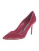 Manolo Blahnik Velvet Pumps