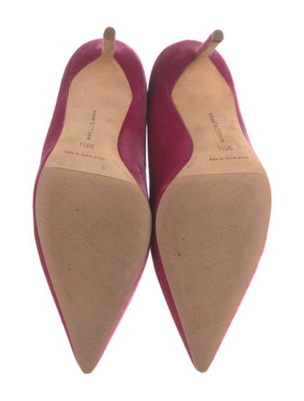 Manolo Blahnik Velvet Pumps
