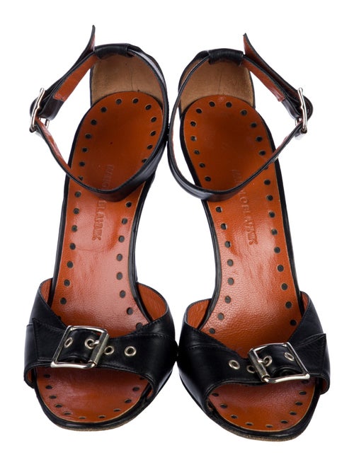 Manolo Blahnik Leather Sandals