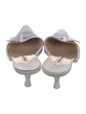 Manolo Blahnik Suede Mules