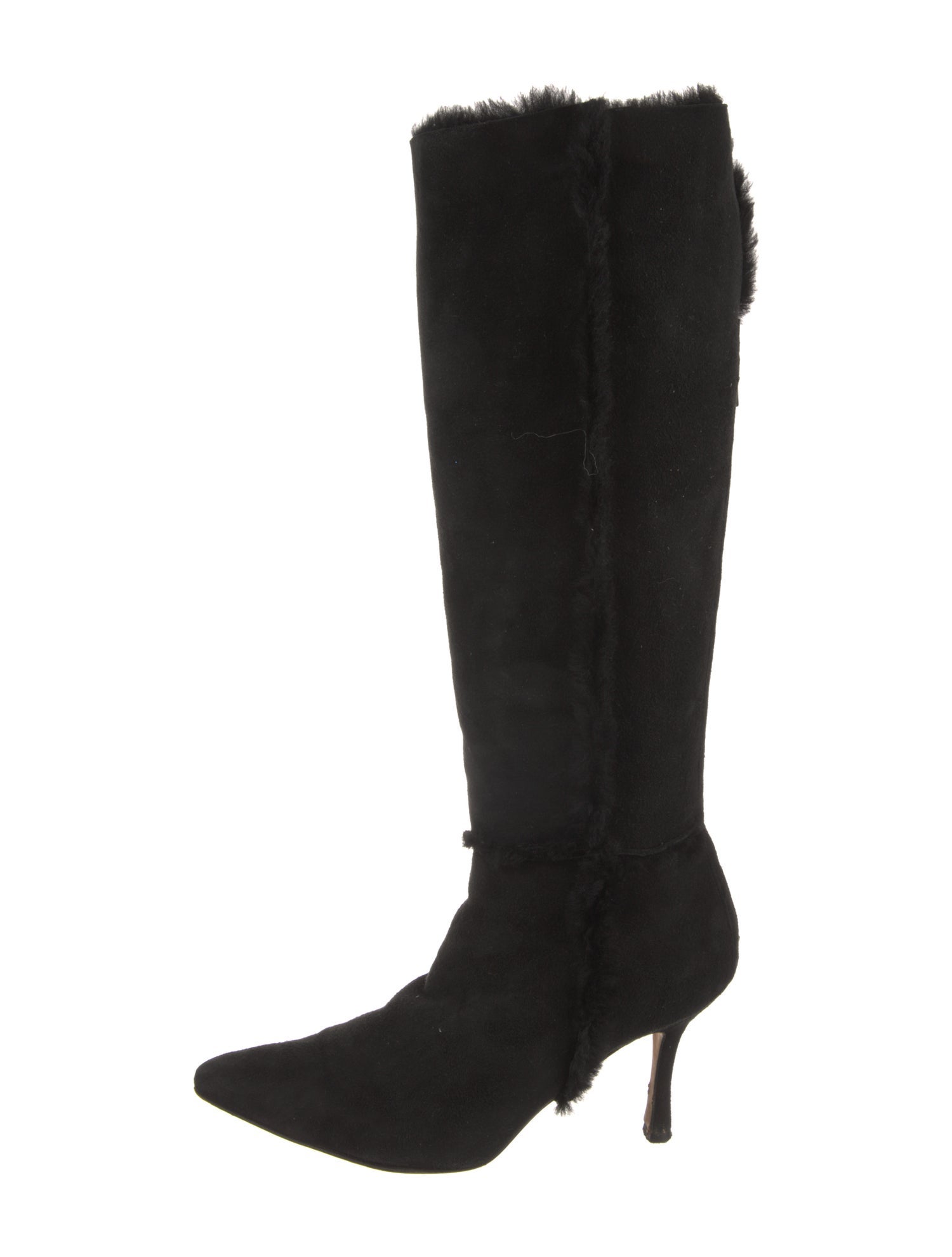 Manolo Blahnik Suede Boots