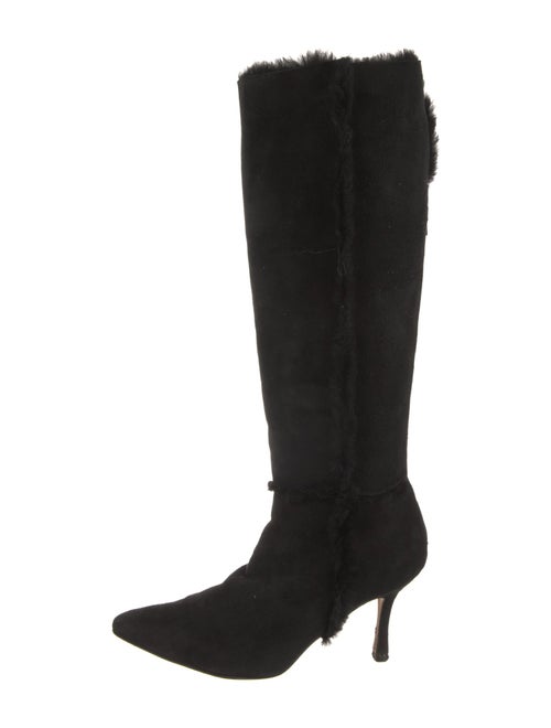 Manolo Blahnik Suede Boots