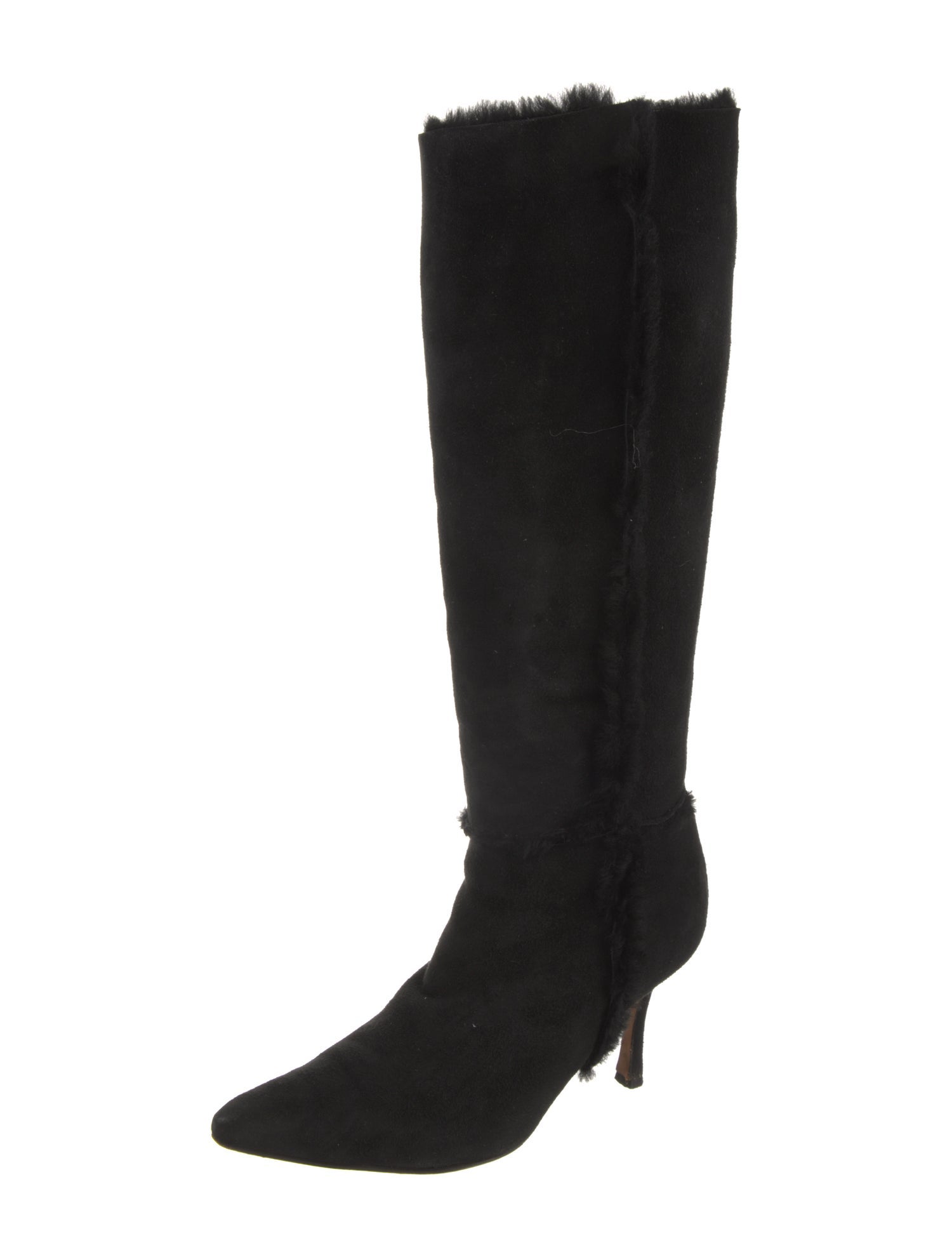Manolo Blahnik Suede Boots