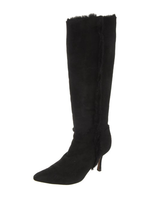 Manolo Blahnik Suede Boots
