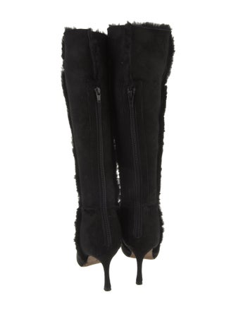 Manolo Blahnik Suede Boots