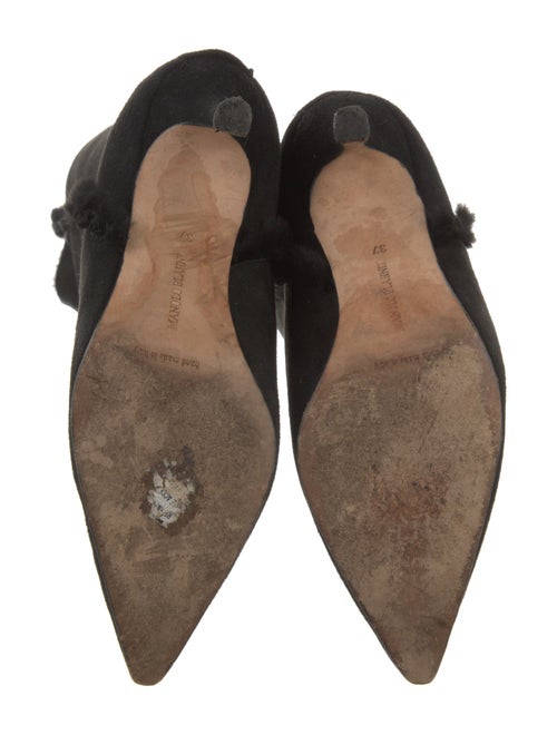 Manolo Blahnik Suede Boots