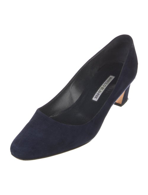 Manolo Blahnik Suede Pumps
