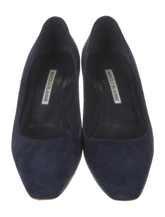 Manolo Blahnik Suede Pumps