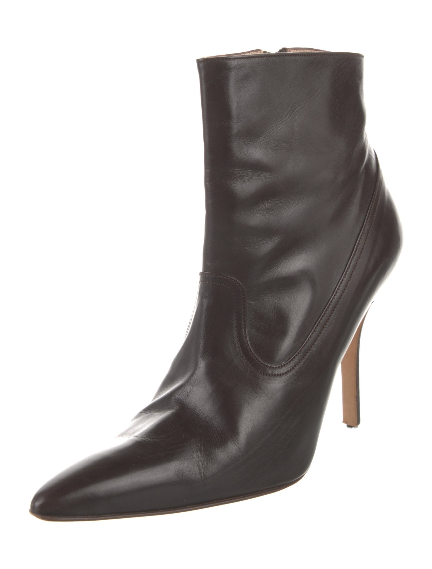 Manolo Blahnik Leather Boots