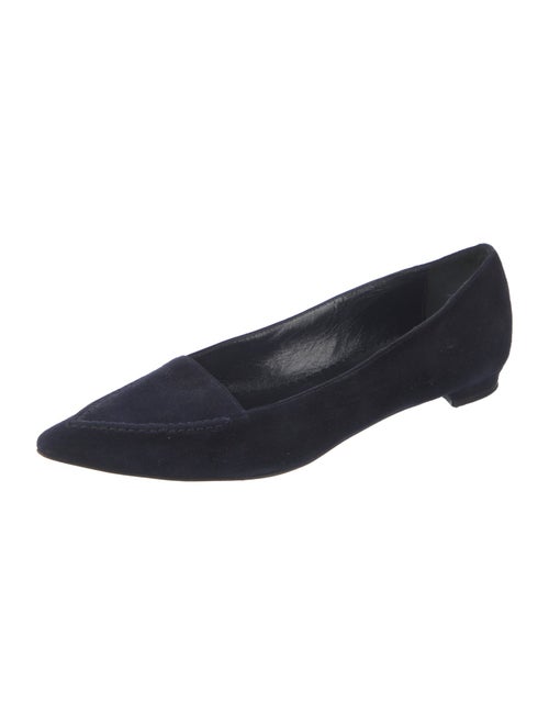 Manolo Blahnik Suede Flats